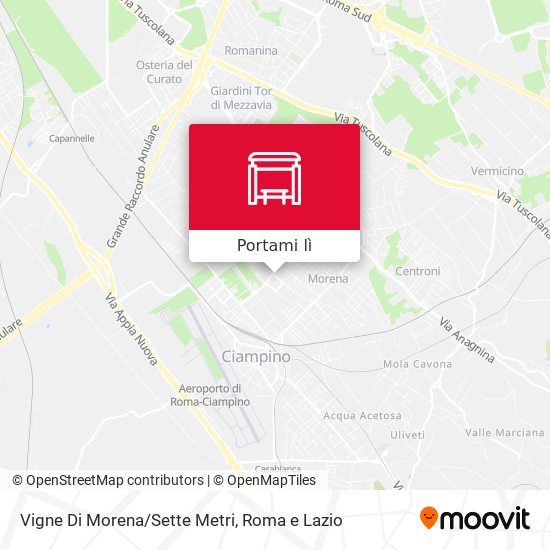 Mappa Vigne Di Morena/Sette Metri