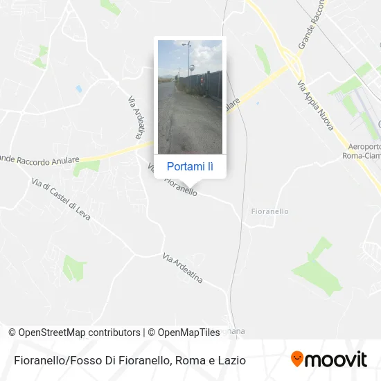 Mappa Fioranello/Fosso Di Fioranello