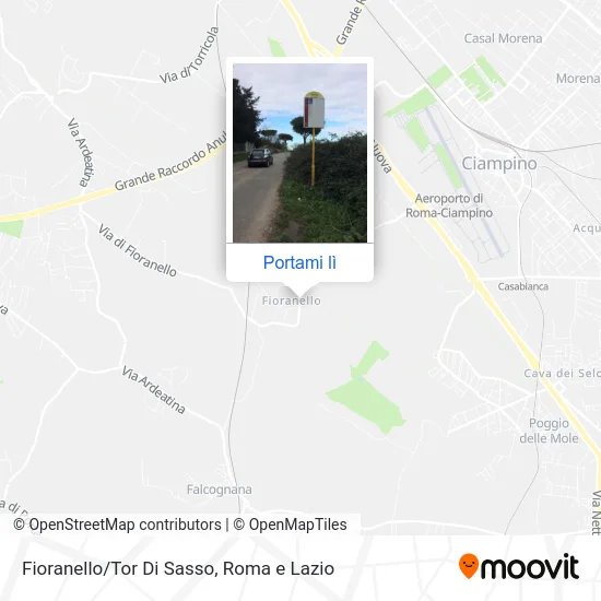 Mappa Fioranello/Tor Di Sasso