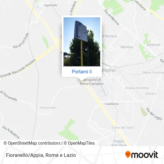 Mappa Fioranello/Appia