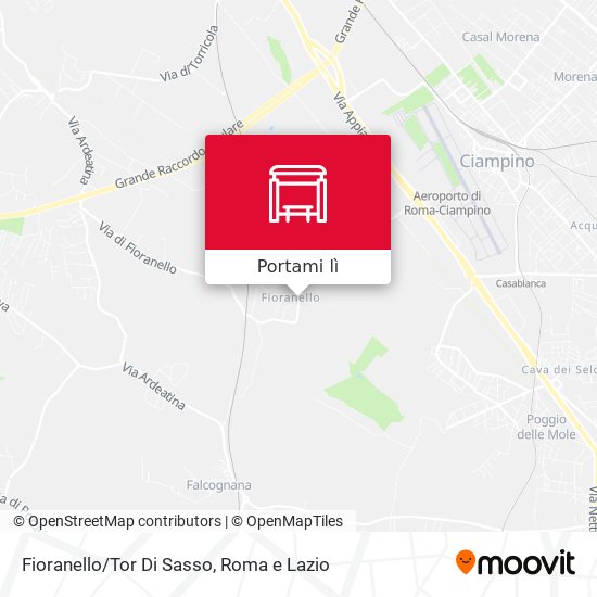 Mappa Fioranello/Tor Di Sasso