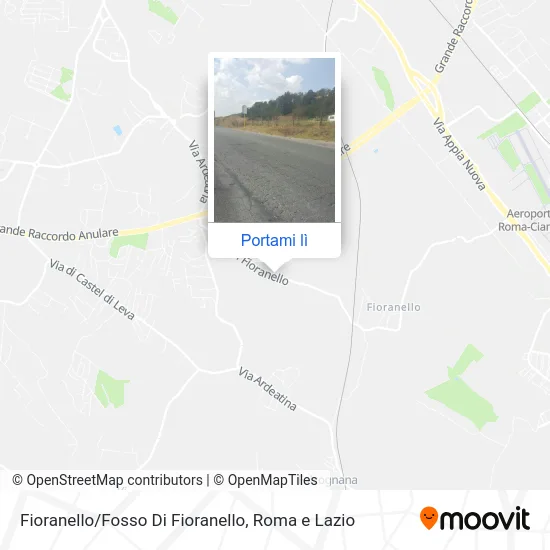 Mappa Fioranello/Fosso Di Fioranello