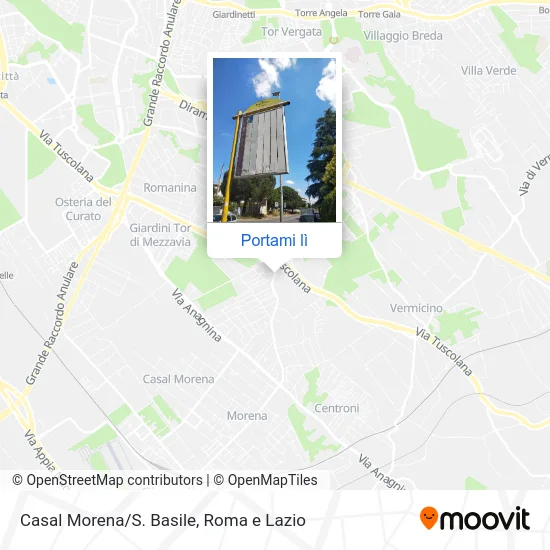 Mappa Casal Morena/S. Basile