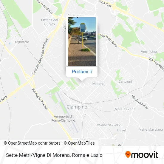 Mappa Sette Metri/Vigne Di Morena