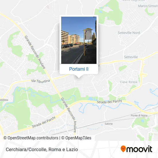 Mappa Cerchiara/Corcolle