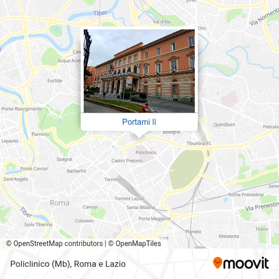 Mappa Policlinico (Mb)