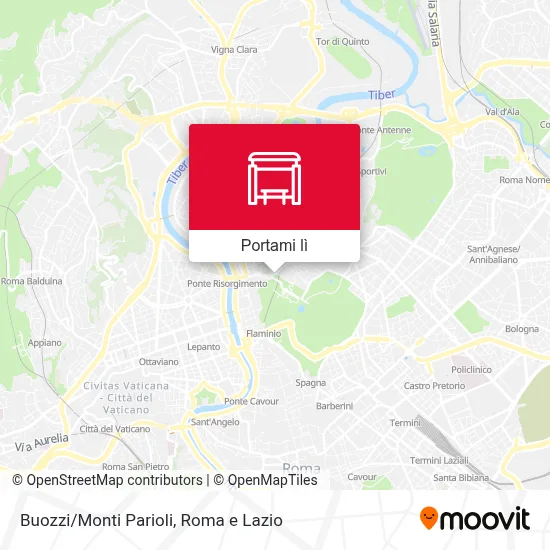Mappa Buozzi/Monti Parioli