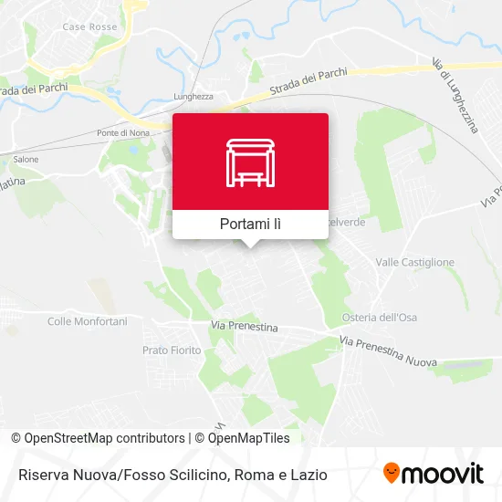Mappa Riserva Nuova/Fosso Scilicino