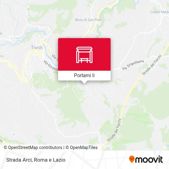 Mappa Strada Arci