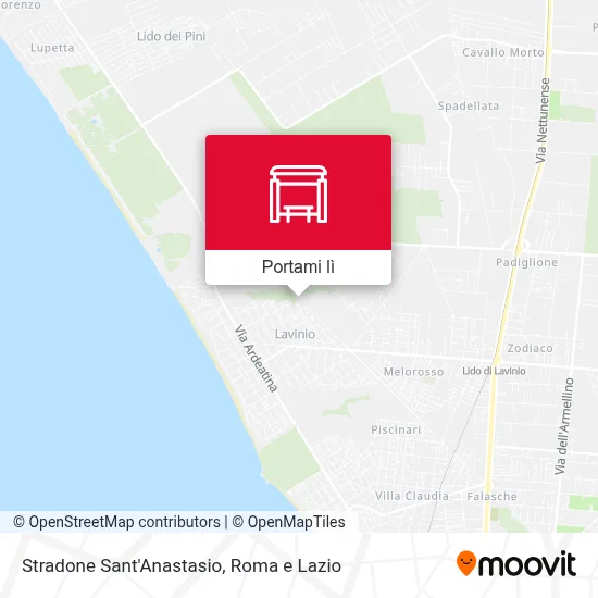 Mappa Stradone Sant'Anastasio