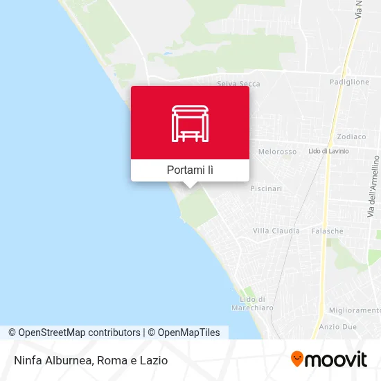 Mappa Ninfa Alburnea