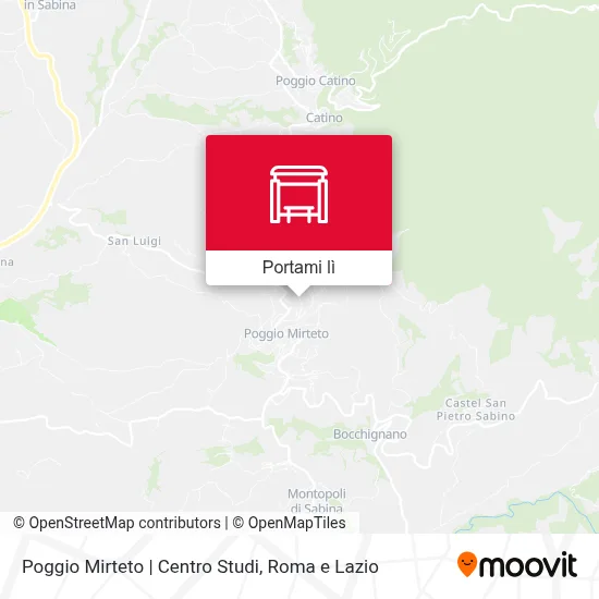 Mappa Poggio Mirteto | Centro Studi