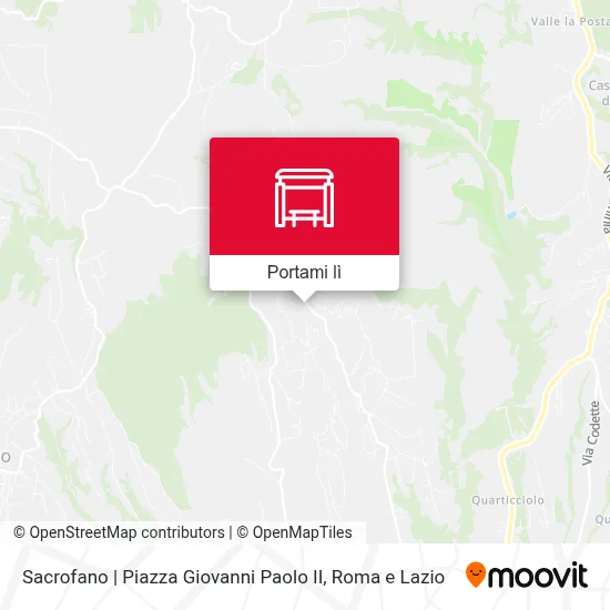 Mappa Sacrofano | Piazza Giovanni Paolo II
