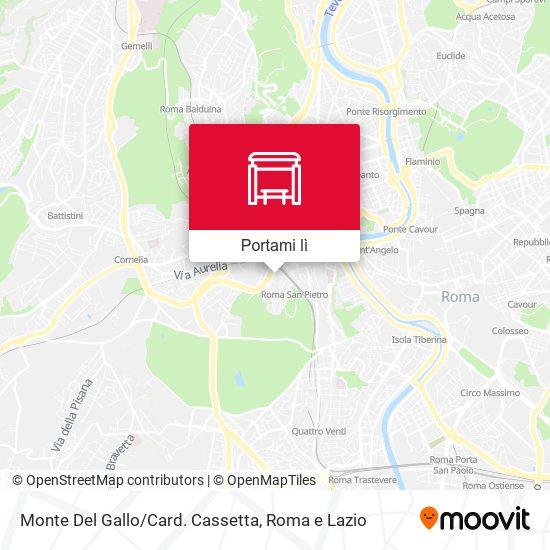 Mappa Monte Del Gallo/Card. Cassetta