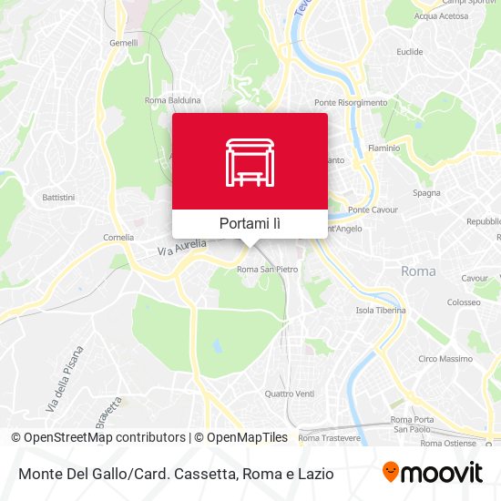 Mappa Monte Del Gallo/Card. Cassetta