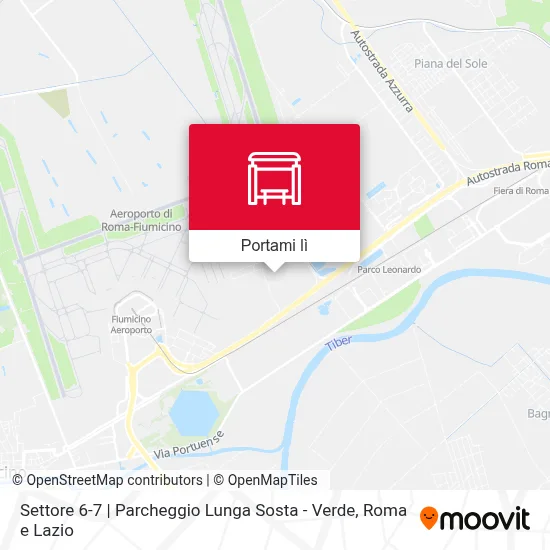 Mappa Settore 6-7 | Parcheggio Lunga Sosta - Verde