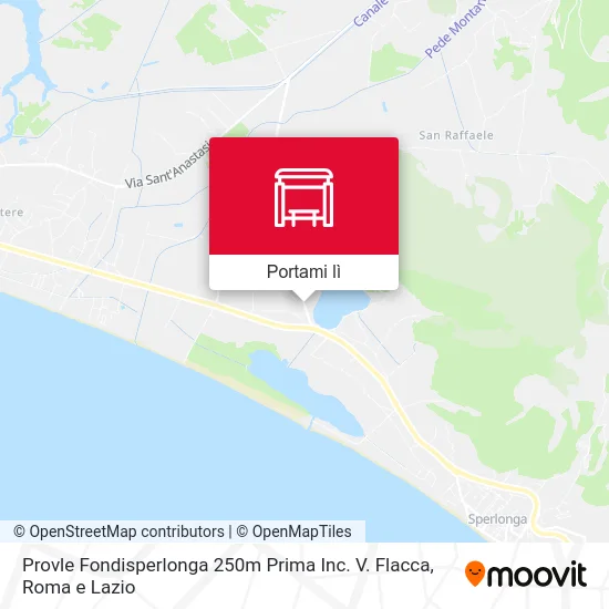 Mappa Provle Fondisperlonga 250m Prima Inc. V. Flacca