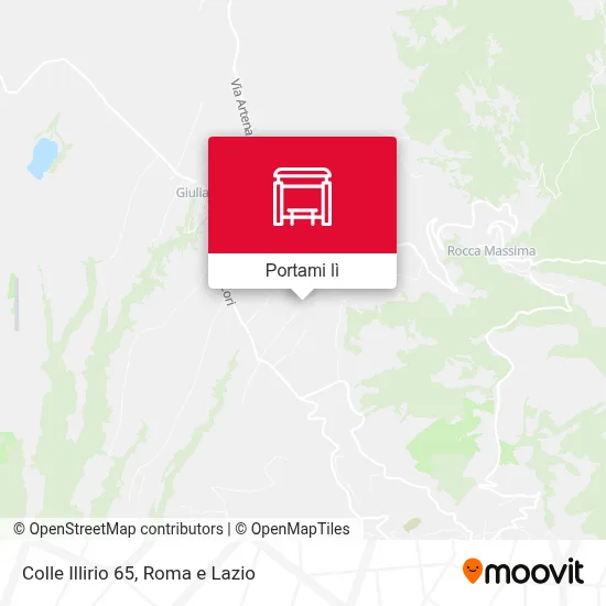 Mappa Colle Illirio 65
