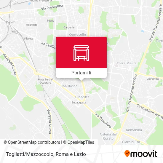 Mappa Togliatti/Mazzoccolo