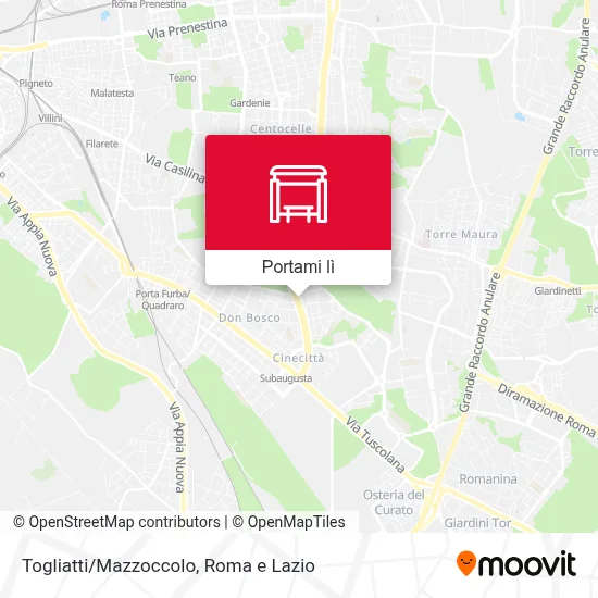 Mappa Togliatti/Mazzoccolo