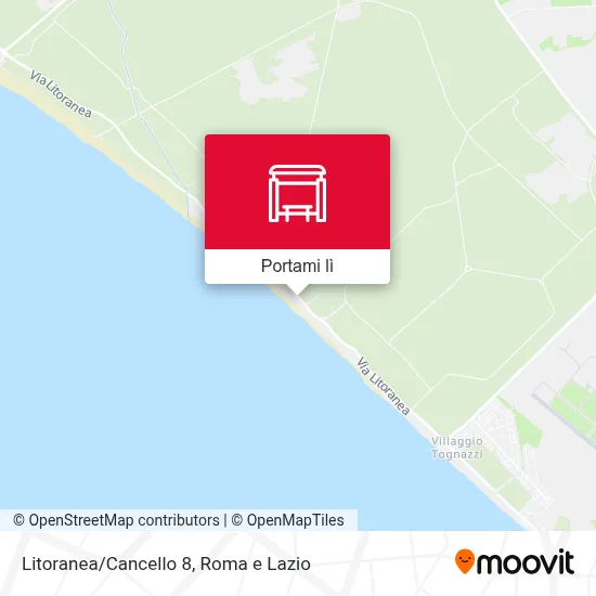 Mappa Litoranea/Cancello 8