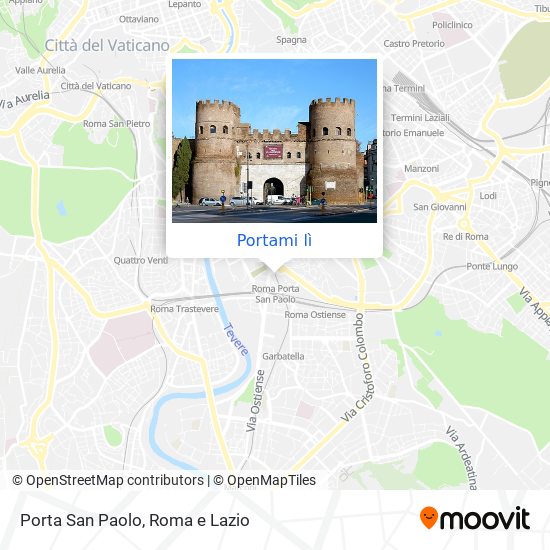 Mappa Porta San Paolo