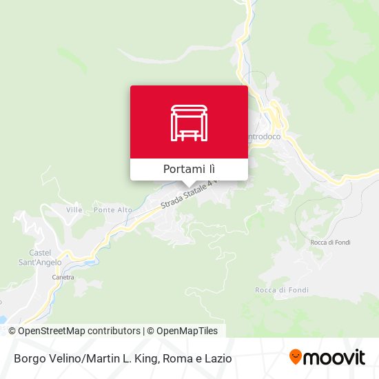 Mappa Borgo Velino/Martin L. King