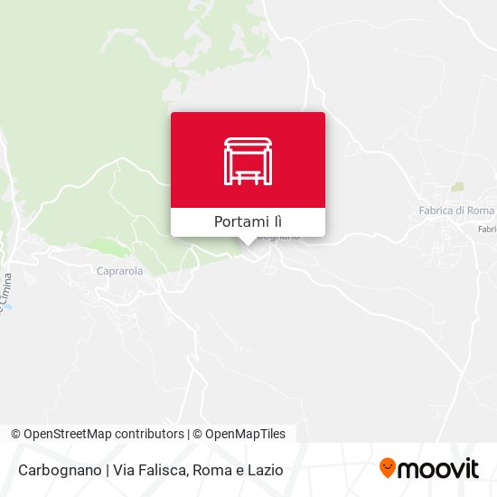 Mappa Carbognano | Via Falisca
