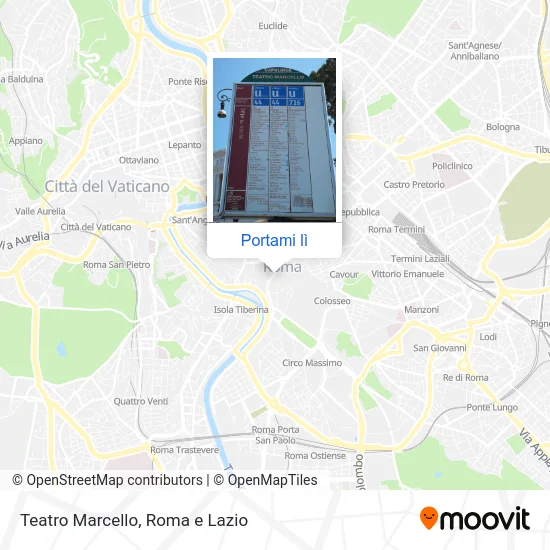 Mappa Teatro Marcello