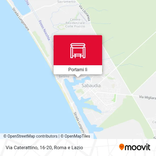 Mappa Via Caterattino, 16-20