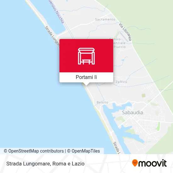 Mappa Strada Lungomare