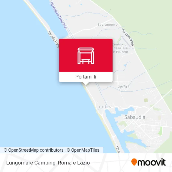 Mappa Lungomare Camping