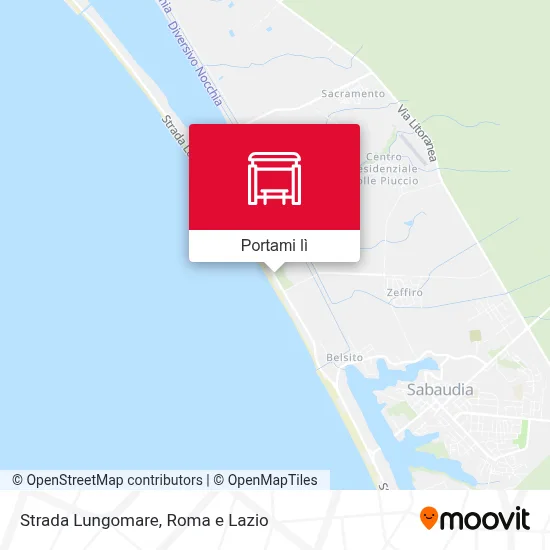 Mappa Strada Lungomare