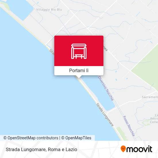 Mappa Strada Lungomare