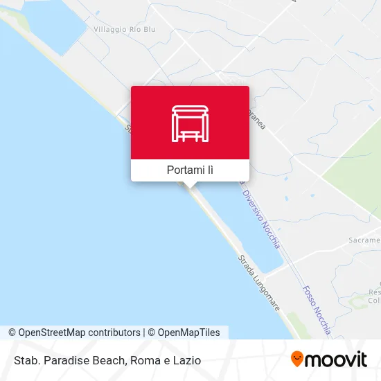 Mappa Stab. Paradise Beach