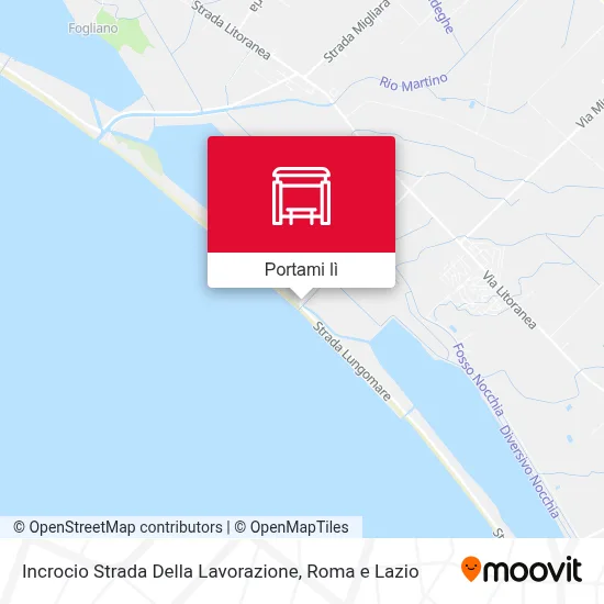 Mappa Incrocio Strada Della Lavorazione