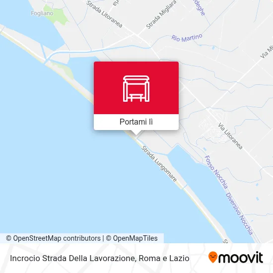 Mappa Incrocio Strada Della Lavorazione