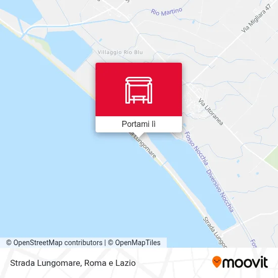 Mappa Strada Lungomare