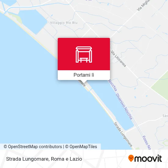 Mappa Strada Lungomare