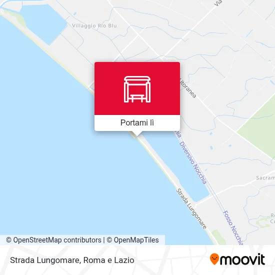 Mappa Strada Lungomare