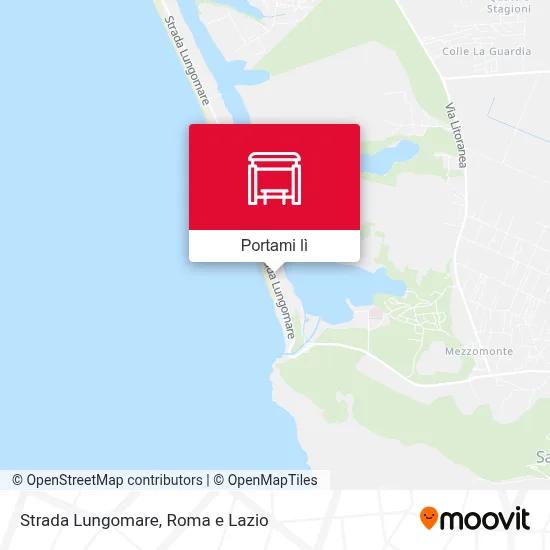 Mappa Strada Lungomare