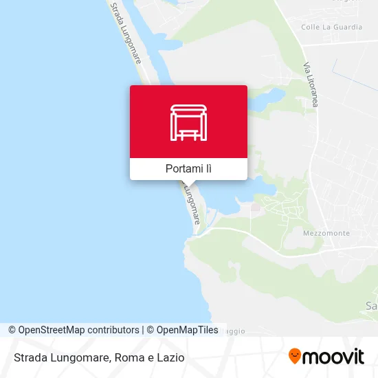 Mappa Strada Lungomare