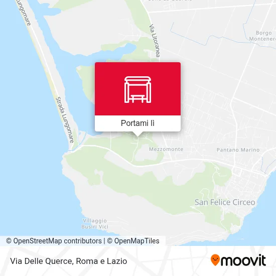 Mappa Via Delle Querce