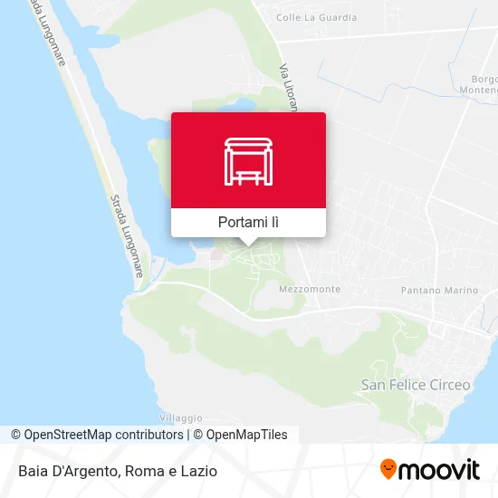 Mappa Baia D'Argento
