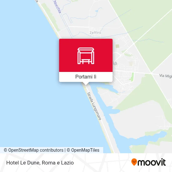 Mappa Hotel Le Dune