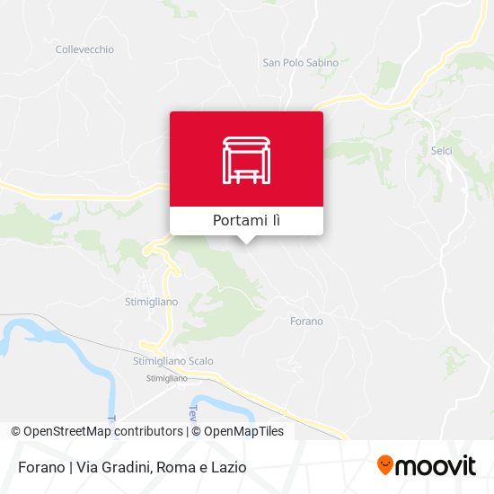 Mappa Forano | Via Gradini