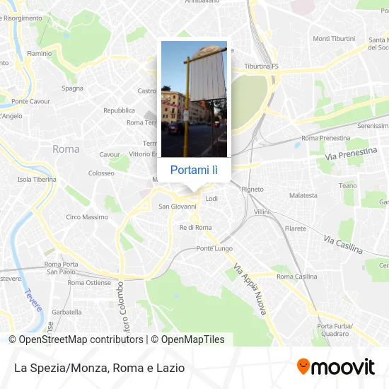 Mappa La Spezia/Monza