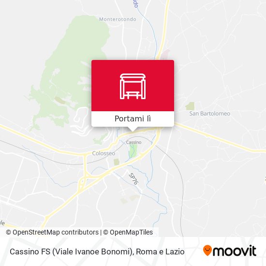 Mappa Cassino FS (Viale Ivanoe Bonomi)