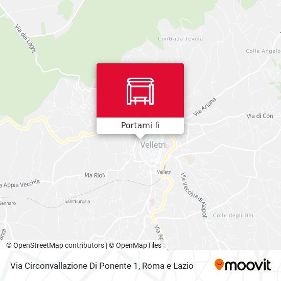 Mappa Via Circonvallazione Di Ponente 1