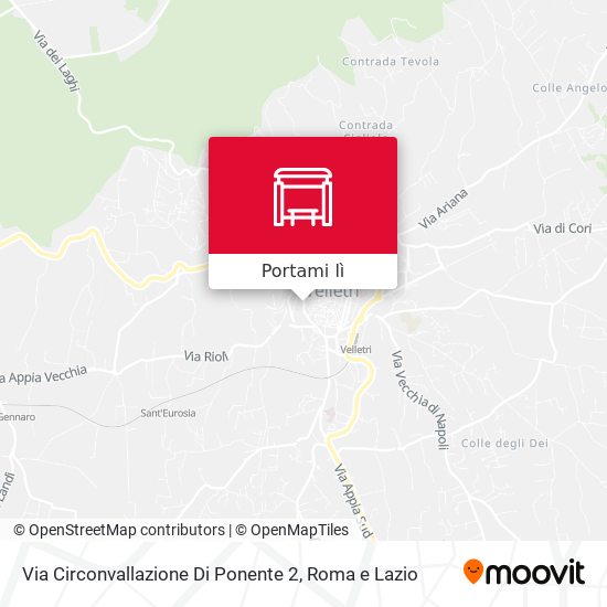 Mappa Via Circonvallazione Di Ponente 2